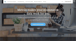 Desktop Screenshot of metrilo.com